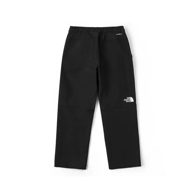 【The North Face】北面兒童黑色DWR防潑水戶外徒步長褲|8DXQJK3
