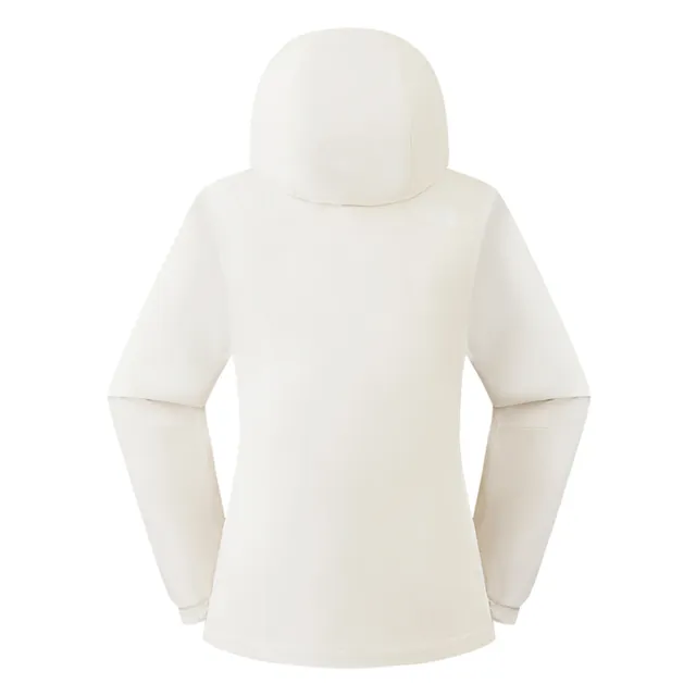 【The North Face】北面女款米白色DRYVENT防水衝鋒衣|8EYGQLI(外套)