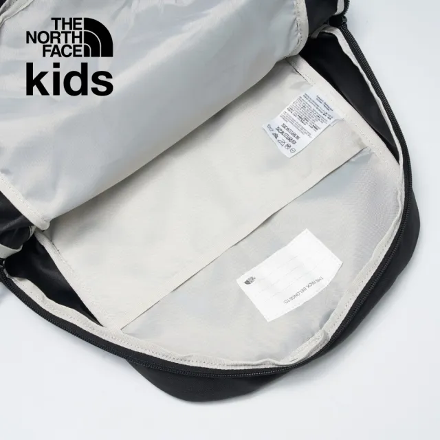 【The North Face】北面兒童黑色DWR防潑水大容量休閒後背包｜52VYJK3