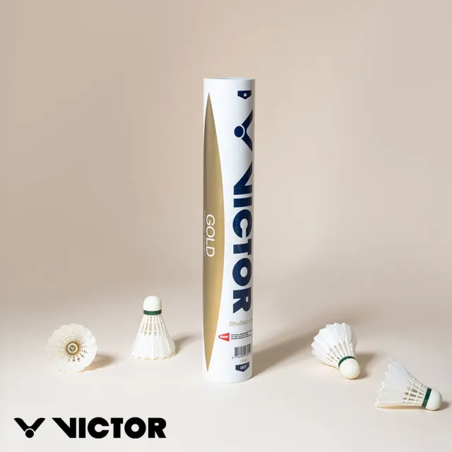 【VICTOR 勝利體育】羽毛球 GOLD 金標 金箭級 練習用 羽球(12入/桶 10桶/組)