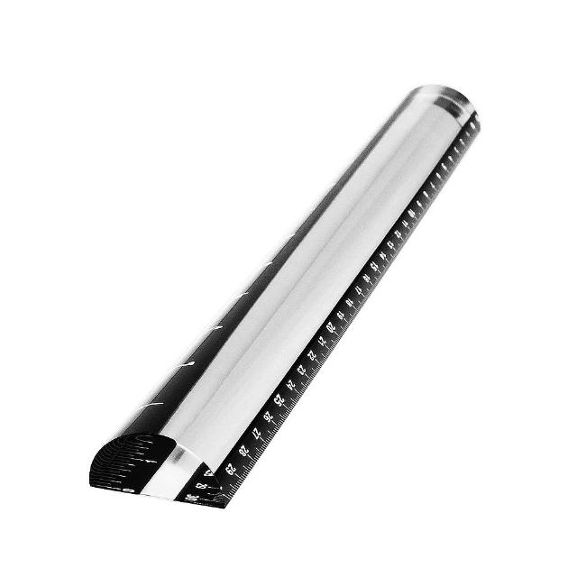 【HWATANG】2x/8D/30cm 台灣製閱讀規文鎮尺型放大鏡 A044 (財務會計護眼神器 視覺輔具 職務再設計)