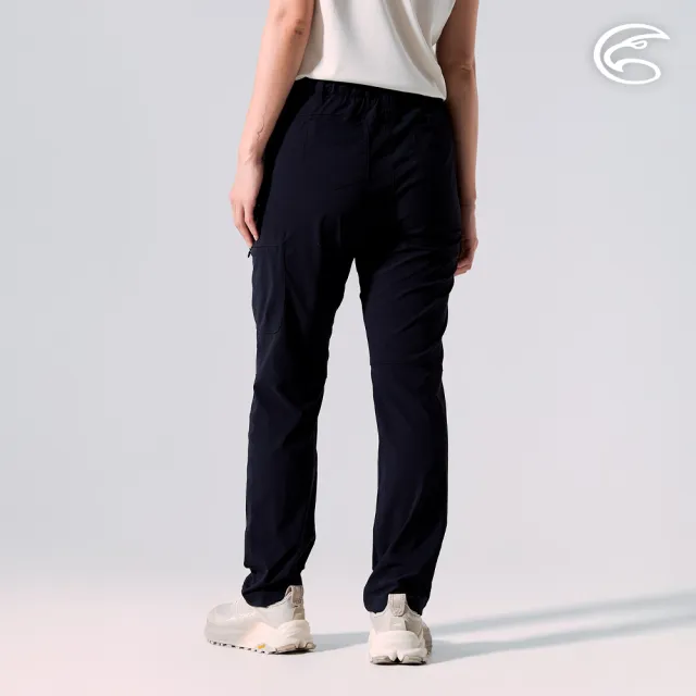 【ADISI】女四向彈極耐磨透氣機能健旅褲 AP2611097 宙黑 S-2XL｜四面彈性 防刮 登山健行 快乾 休閒褲