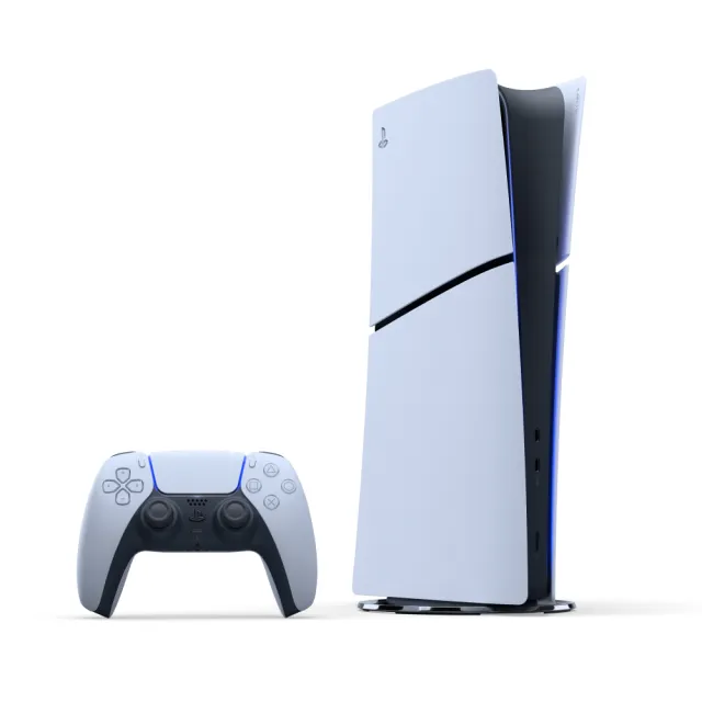 【SONY 索尼】New PS5 數位版主機(PS5 Slim)+專用 Ultra HD Blu-ray 光碟機