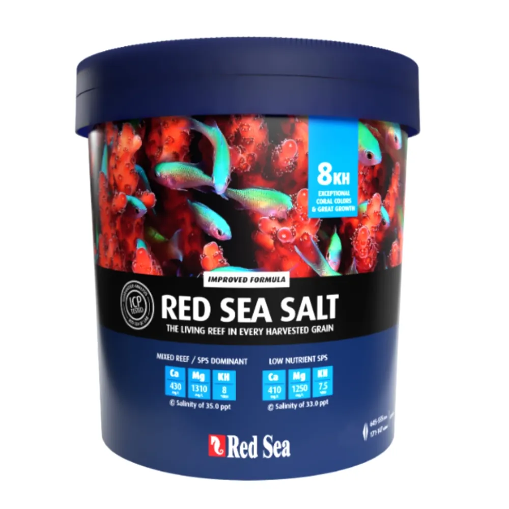 【RED SEA 紅海】7KG桶裝增色鹽 頂級即溶增色鹽 海鹽 海水素 軟體鹽/軟珊瑚/硬骨珊瑚(可泡製210L水量)
