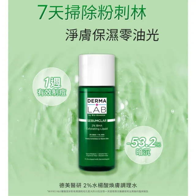 【DermaLab 德美醫研】2%水楊酸煥膚調理水160ml
