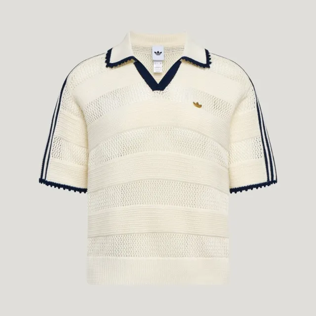 【adidas 愛迪達】短袖上衣 女 三葉草 亞規 RESORT S POLO W 白 KX0713