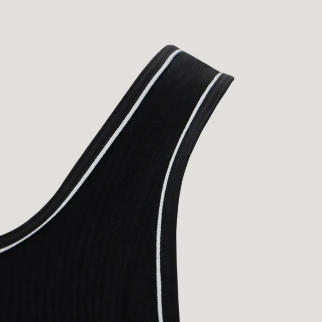 【adidas 愛迪達】背心 女 慢跑 WAISTBAND TANK 黑 LF4590