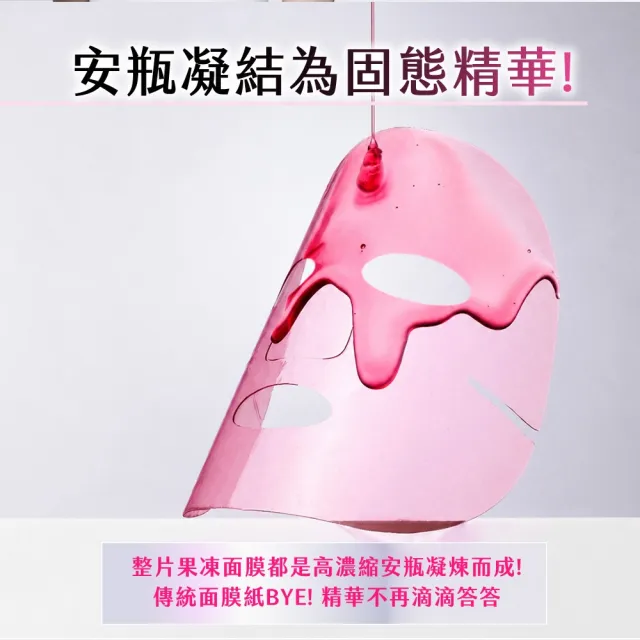 【AHC】醫美科研超光微晶新一代A醇果凍面膜28mlx5片(A醇/穀胱甘肽/縮毛孔/煥膚/抗老)