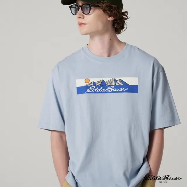 【Eddie Bauer】JAPAN EDITION 中性經典LOGO刺繡/印花T恤 任選