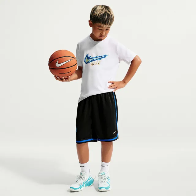 【NIKE 耐吉】短褲 童裝 大童 男童 運動褲 速乾 B NK DF DNA 24 SHORT 黑 IW1207-010