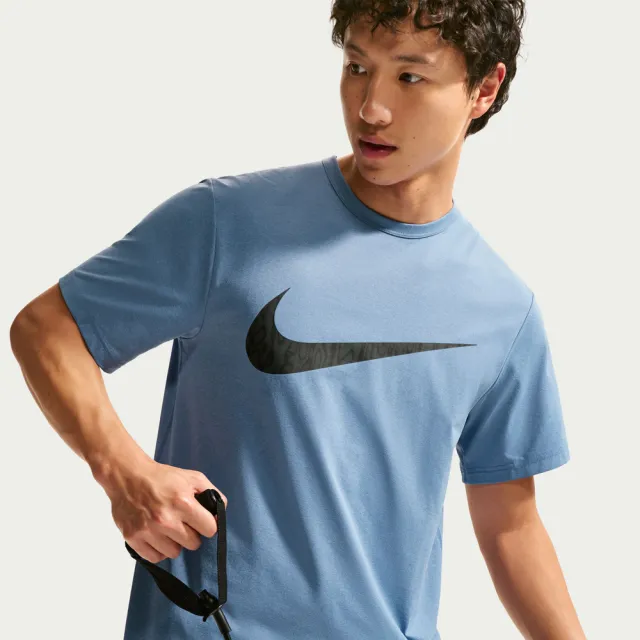 【NIKE 耐吉】短袖上衣 男 T恤 運動 速乾 AS M NK DF UV HYVERSE SS TOP 藍 IV4813-459
