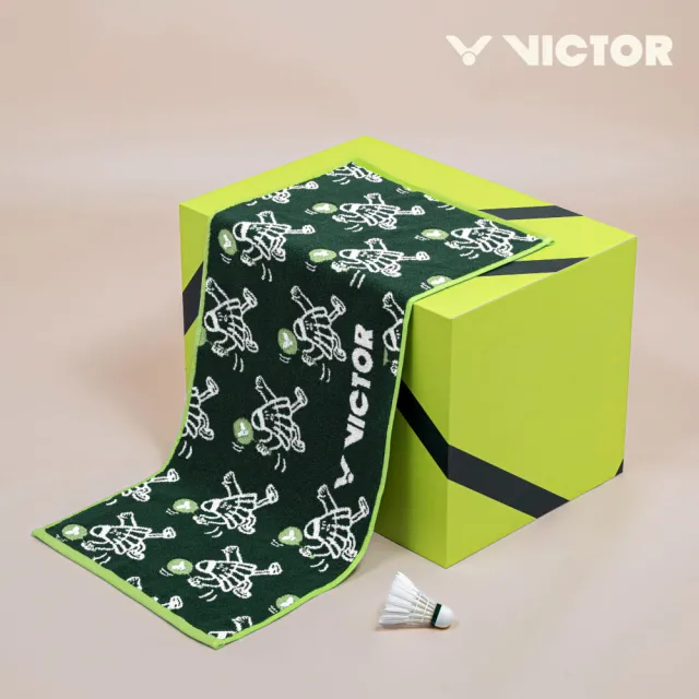 【VICTOR 勝利體育】VICTOR 日日羽球日系列毛巾 (TW2609EIBD G 森林綠)