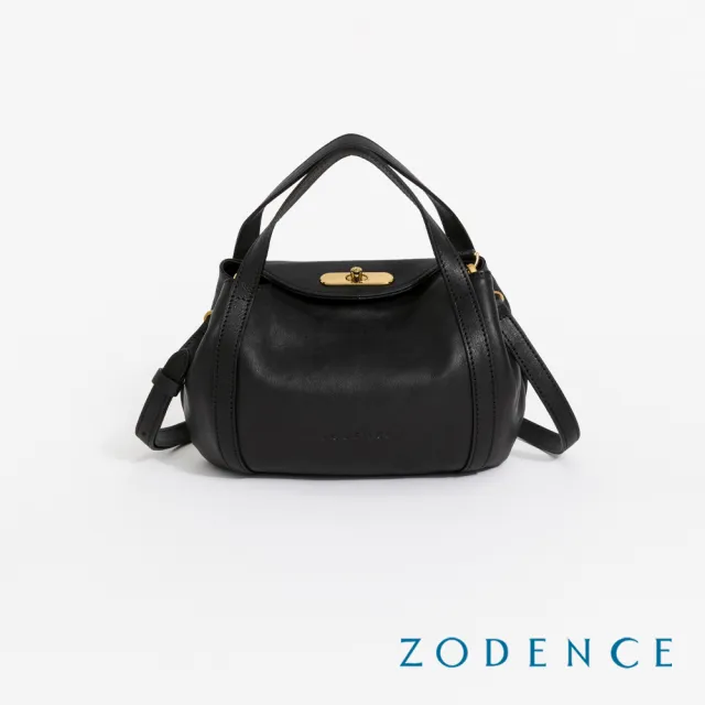 【ZODENCE 佐登司】LUCY義大利植鞣革手提斜背燈籠包-小 (多色)