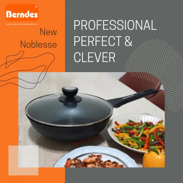 【Berndes 寶迪】德製不沾雙炒鍋28+30(含蓋)