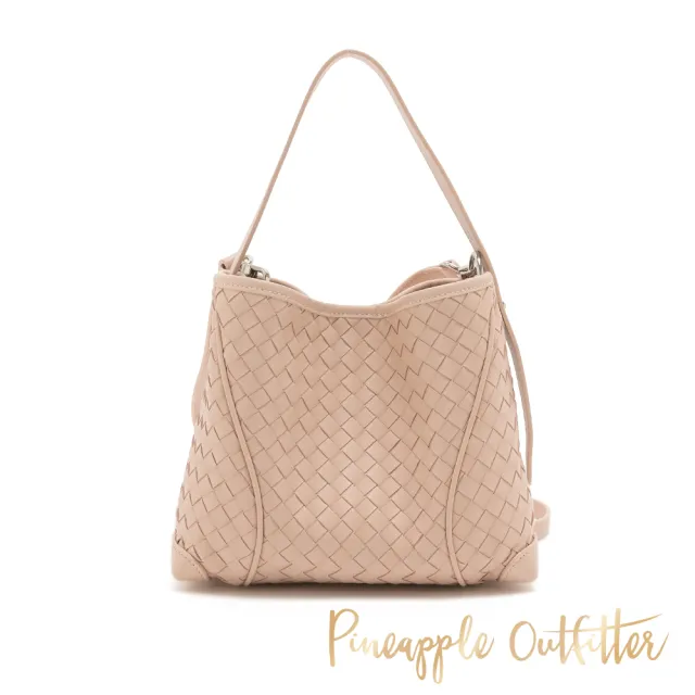 【Pineapple Outfitter】慵懶優雅編織隨身托特包(粉色)