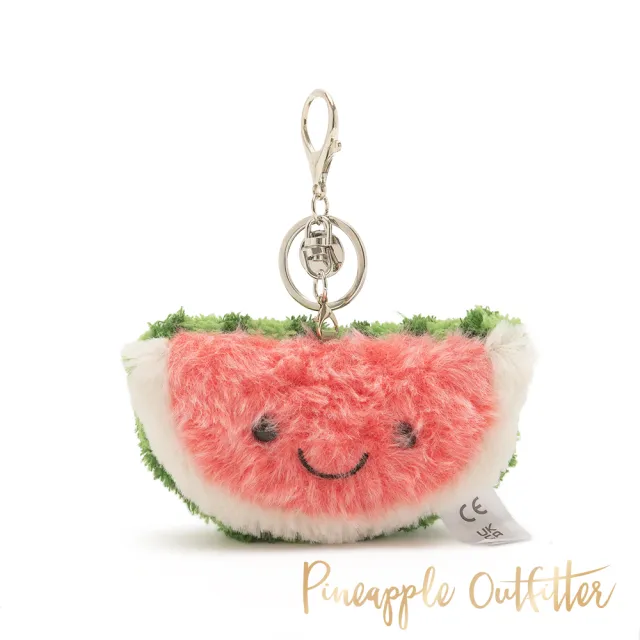 【Pineapple Outfitter】夏日果香切片西瓜包包吊飾(紅色)