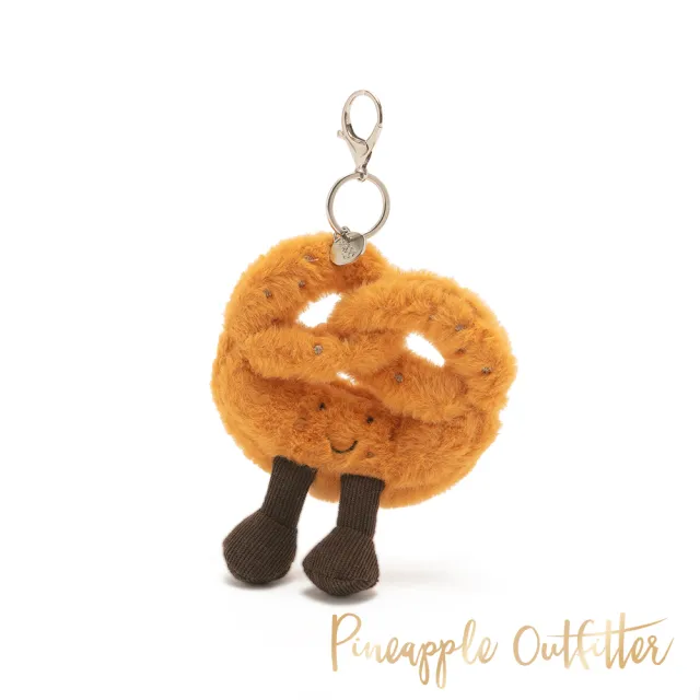 【Pineapple Outfitter】時髦趣味法式蝴蝶餅包包吊飾(棕色)