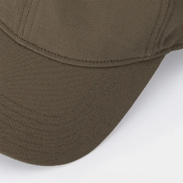 【MUJI 無印良品】棉斜紋織棒球帽55-59cm (黑色/米色/暗藍/深摩卡棕)