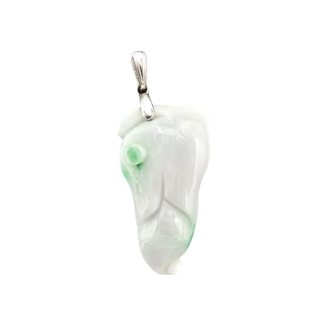 【藏古祥館】翡翠 白菜 SBA12 (宗教開運 翡翠)