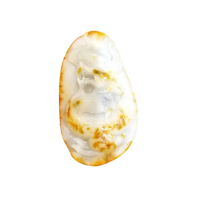 【藏古祥館】和田 龍牌 SQD14 (和田玉)