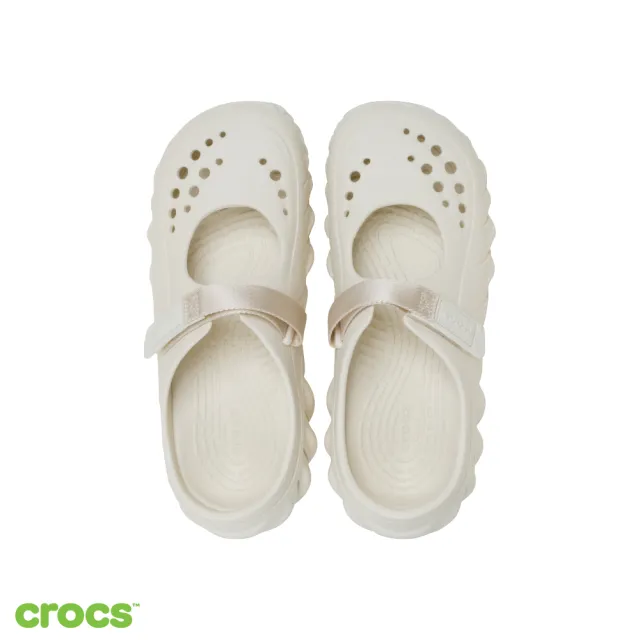 【Crocs】女鞋 Echo Mary Jane 波波瑪麗珍克駱格 洞洞鞋 基本色(211996)