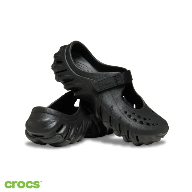 【Crocs】女鞋 Echo Mary Jane 波波瑪麗珍克駱格 洞洞鞋 基本色(211996)