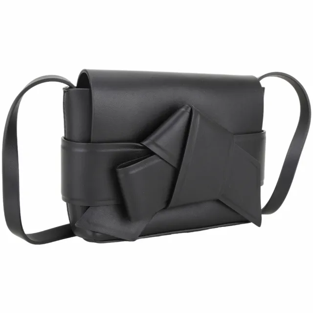 【Acne Studios】Musubi 扭結小牛皮 肩背 手拿包(黑色 北歐 小眾精品)