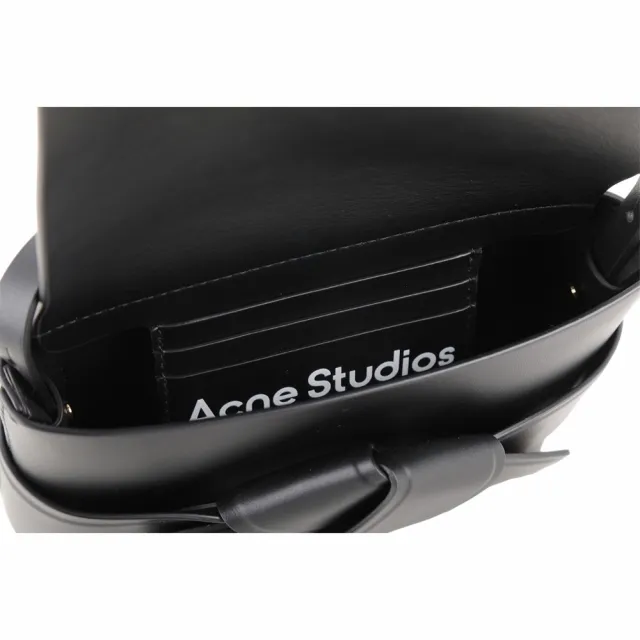 【Acne Studios】Musubi 扭結小牛皮 肩背 手拿包(黑色 北歐 小眾精品)
