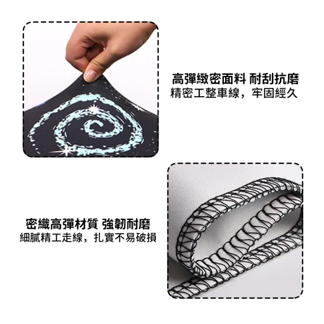 【SUNORO】出國防刮可愛卡通行李箱保護套 加厚防刮防塵套 左右雙開口萬向輪拉桿箱套 行李箱套