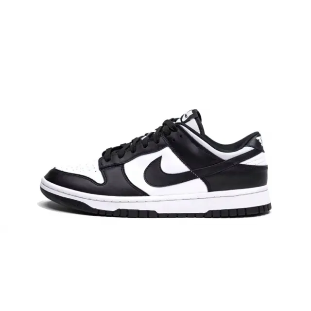 【NIKE 耐吉】Nike Dunk Low 黑白 GS 熊貓 大童 休閒鞋 CW1590-100 / IU7766-100