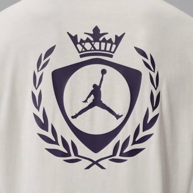 【NIKE 耐吉】AS M J FIRST CLSS 85 SS CREW 米色 短T 短袖上衣 喬丹 穿搭 男款 IW1598-133