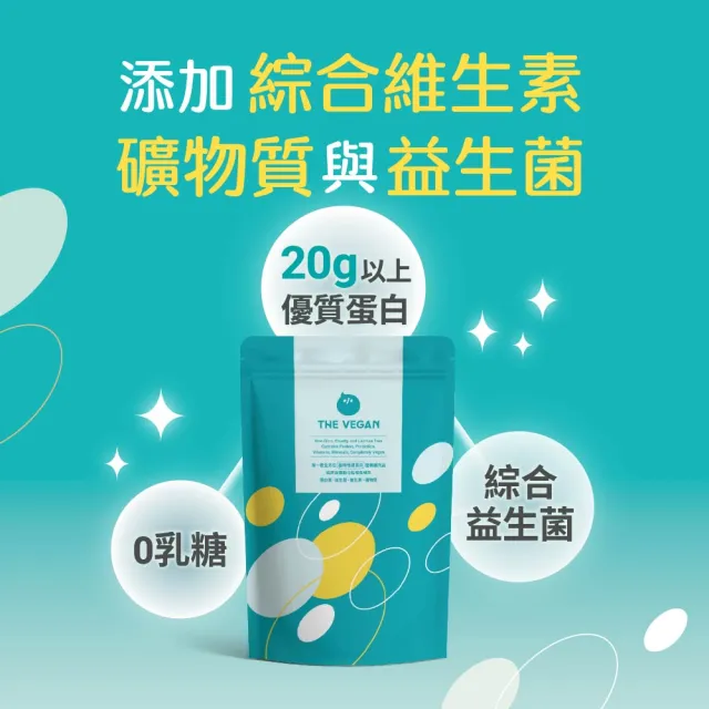 【THE VEGAN 樂維根】經典植物優蛋白 3組入 1KG/袋(優蛋白.高蛋白.蛋白粉.台灣製造.全素)