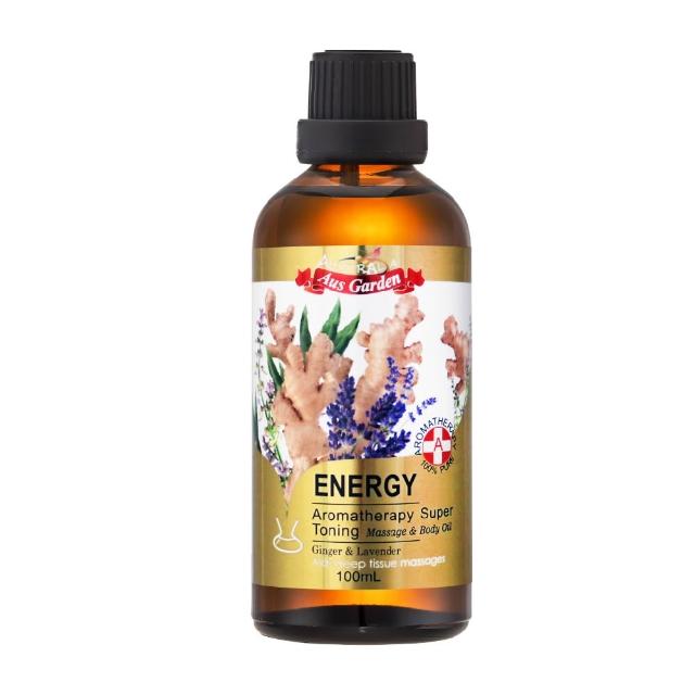 【Ausgarden 澳維花園】生薑活絡按摩精油100ml(黃金比例植萃配方 提供正能量)
