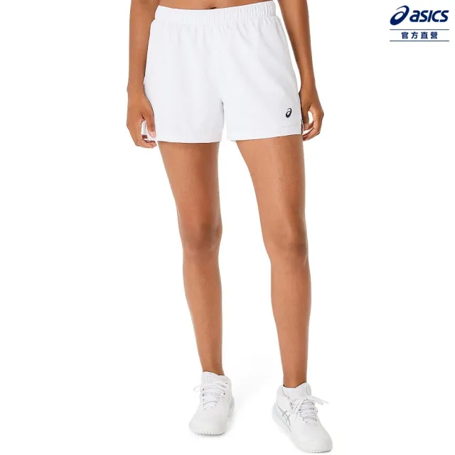【asics 亞瑟士】網球 2IN1 短褲 女款 海外版型 網球下著(2042A375-100)