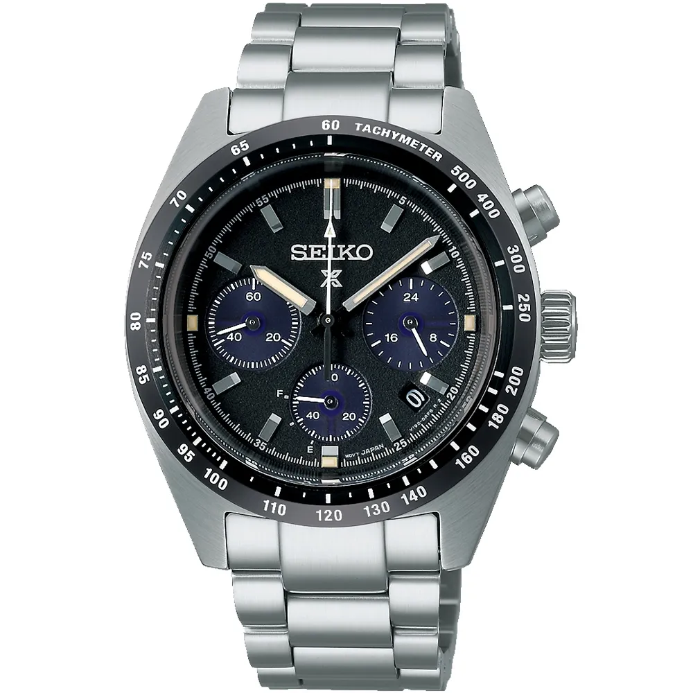 【SEIKO 精工】Prospex SPEEDTIMER 太陽能三眼計時手錶 618年中慶 推薦(SSC819P1/V192-0AF0D)