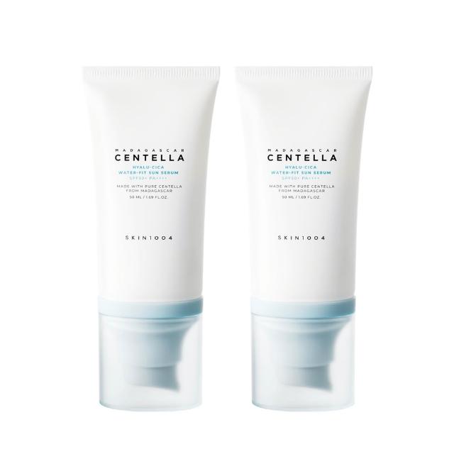 【Skin1004】官方直營 馬達加斯加積雪草 {玻尿酸}- 水凝防曬精華 50ml(SPF50+/PA++++) 買1送1