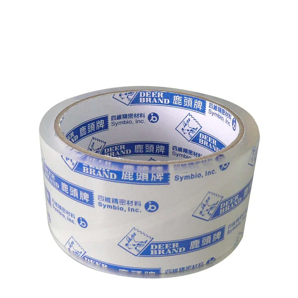 【DEER BRAND 鹿頭牌】48mmx40Y 透明OPP膠帶-36入量販包(透明OPP膠帶)