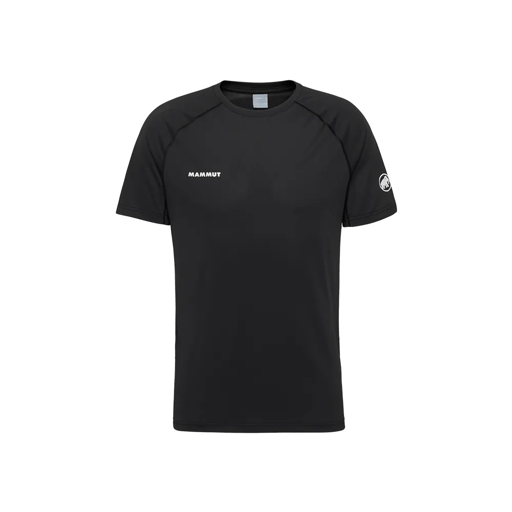 【Mammut 長毛象】Ducan FL T-Shirt AF Men 抗菌短袖排汗衣 黑色 男款 #1017-07380