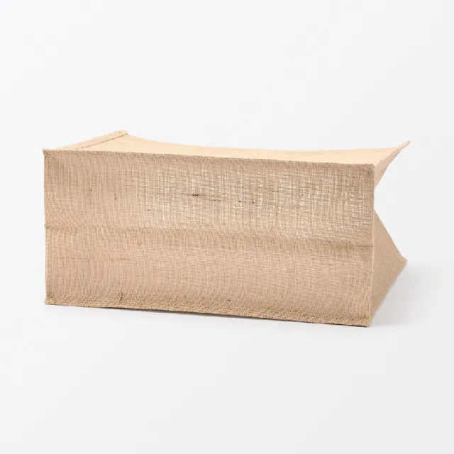 【MUJI 無印良品】黃麻購物袋原色A3
