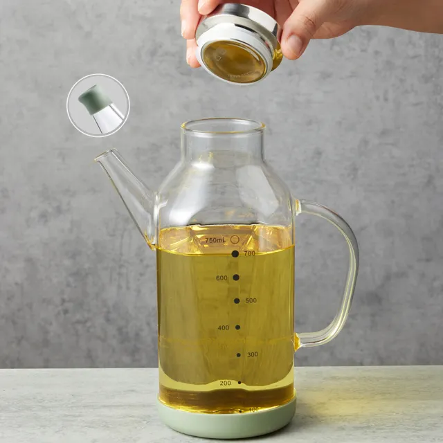 【CorelleBrands 康寧餐具】2入 Snapware 多功能耐熱玻璃壺750ML(附刻度/水壺/油壺/茶壺)