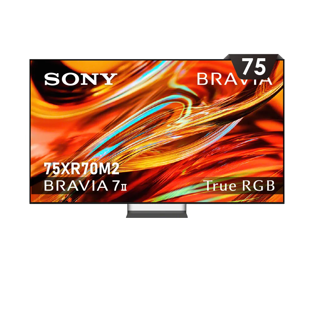 【SONY 索尼】BRAVIA 7II 75型 True RGB 4K XR HDR Google TV顯示器(Y-75XR70M2)