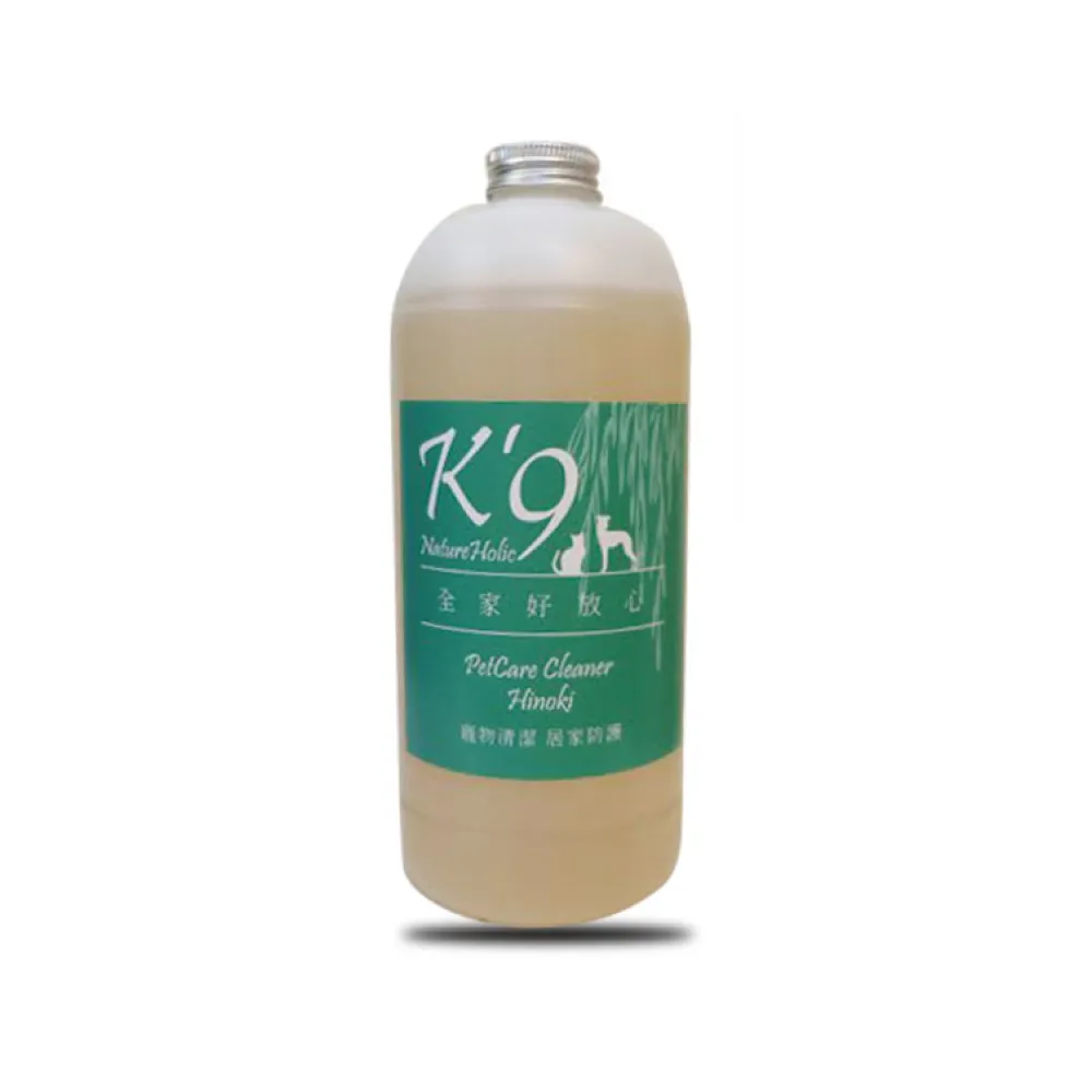 【K9 NatureHolic】寵物家庭必備 全效抗菌檜木清潔露 1000ml(居家防護 寵物清潔)
