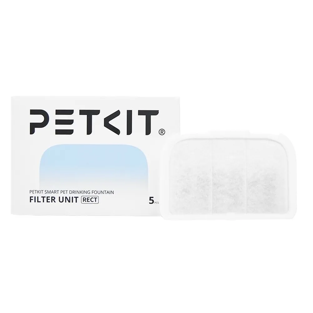【Petkit 佩奇】智能寵物循環活水機 Max 專用濾心 RECT 五入裝x2盒組(Max 專用方型複合濾心)