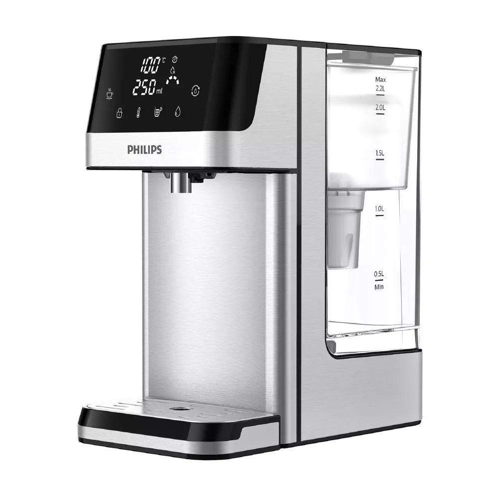 【Philips 飛利浦】2.2L免安裝瞬熱濾淨飲水機 ADD5910M(主機內含濾芯)+超濾多重過濾濾芯6入組