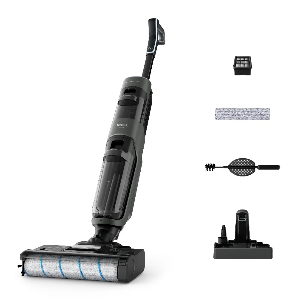 【Tefal 特福】X-clean 4無線智能洗地機-吸拖同步/自清模式/汙水不回流(GF5035HT)