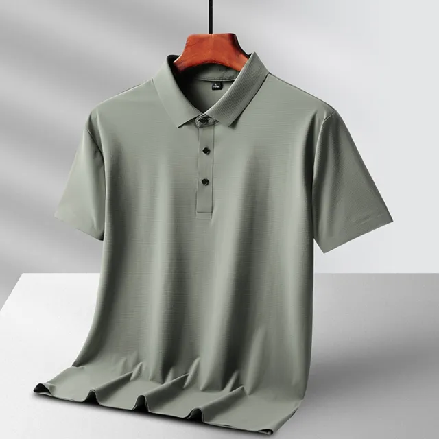 【巴黎精品】現貨限搶 POLO衫短袖上衣(無痕休閒速乾涼爽男裝6色a1eo12 2G)