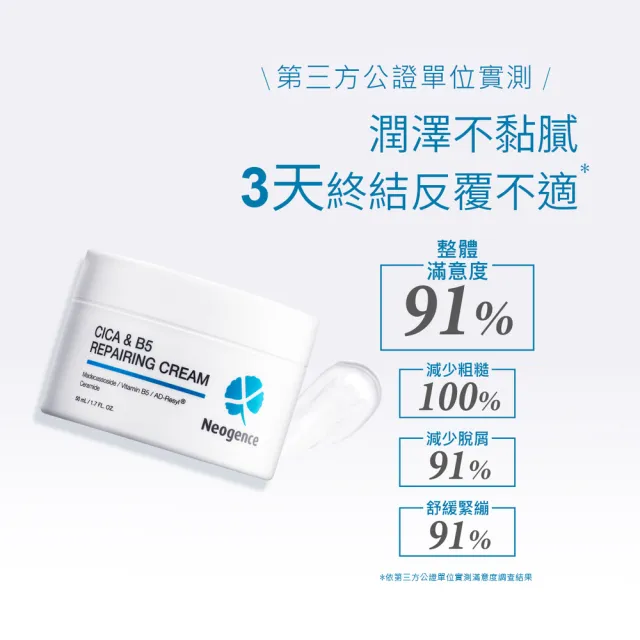 【Neogence 霓淨思】積雪草B5舒敏修護乳霜50ml