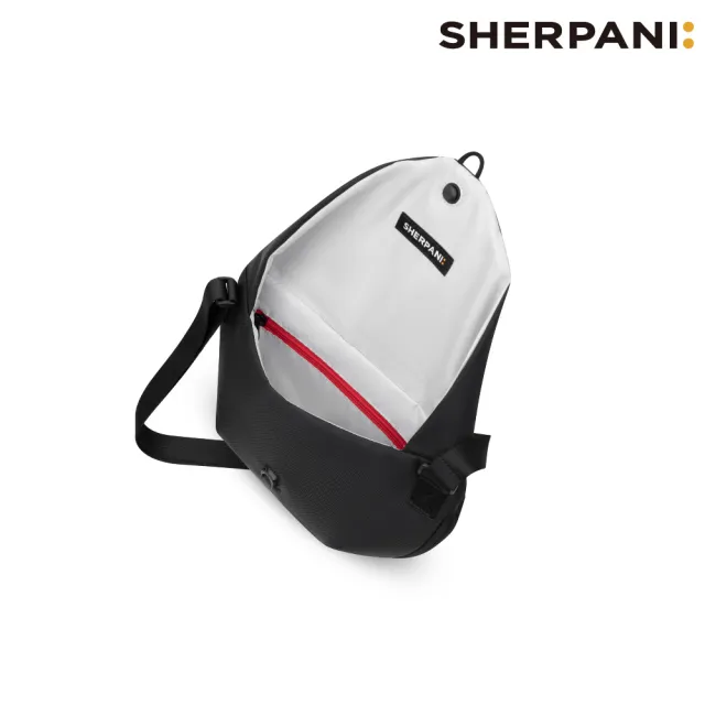 【Sherpani】雙11 RFID 防潑水多功能郵差包 26I Milli 2L｜黑色 (RFID屏蔽 撥水 附零錢包)
