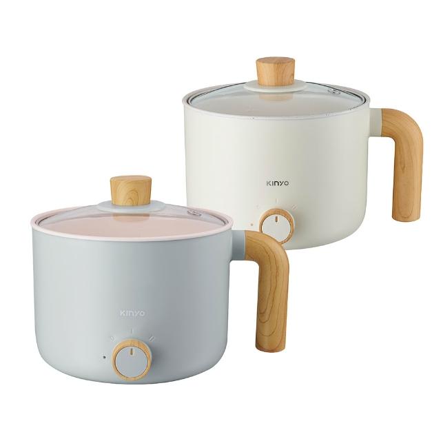 【KINYO】1.2L 多功能陶瓷美食鍋 料理鍋 快煮鍋(FP-0869)