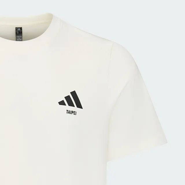【adidas 愛迪達】TAIPEI 短袖上衣(KV5975 男款休閒T恤 台北城市生活系列)